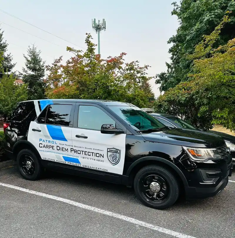 Carpe Diem Protection patrol vehicle for professional security services